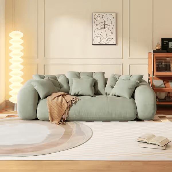 Foldable Sofa Bed – Memory Foam Convertible Floor Couch