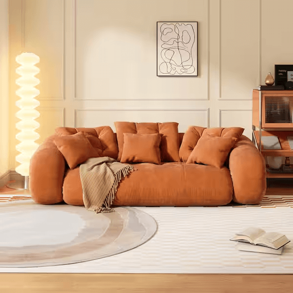 Foldable Sofa Bed – Memory Foam Convertible Floor Couch