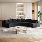 The Orvessa Curved Modular Sectional Sofa