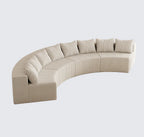 The Orvessa Curved Modular Sectional Sofa