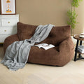 The Vortan Brown Deep Seat Boneless Sofa