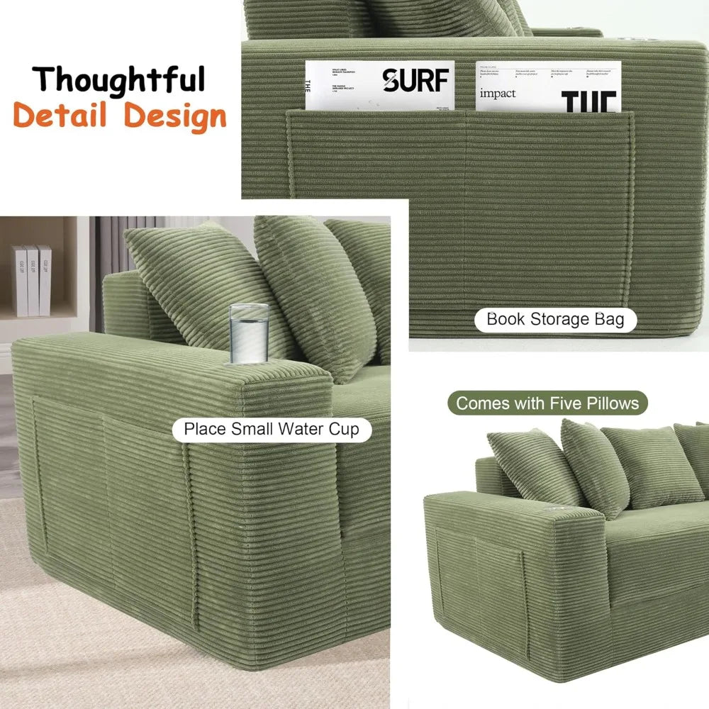 The Velaro Black Convertible Sofa Bed