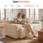 The Veylan Blue Loveseat Sofa