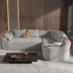 The Ravello Grey L-Shaped Sectional Sofa