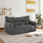 The Vortan Grey Deep Seat Boneless Sofa