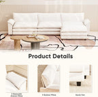 The Varenzo Grey L-Sectional Sofa