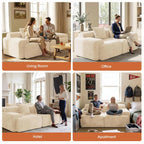 The Veylan Blue Loveseat Sofa