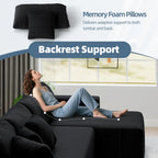 The Dravelle Grey U-Shaped Sectional Sofa