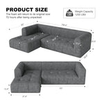 The Renova Yellow Chaise Lounge Couch