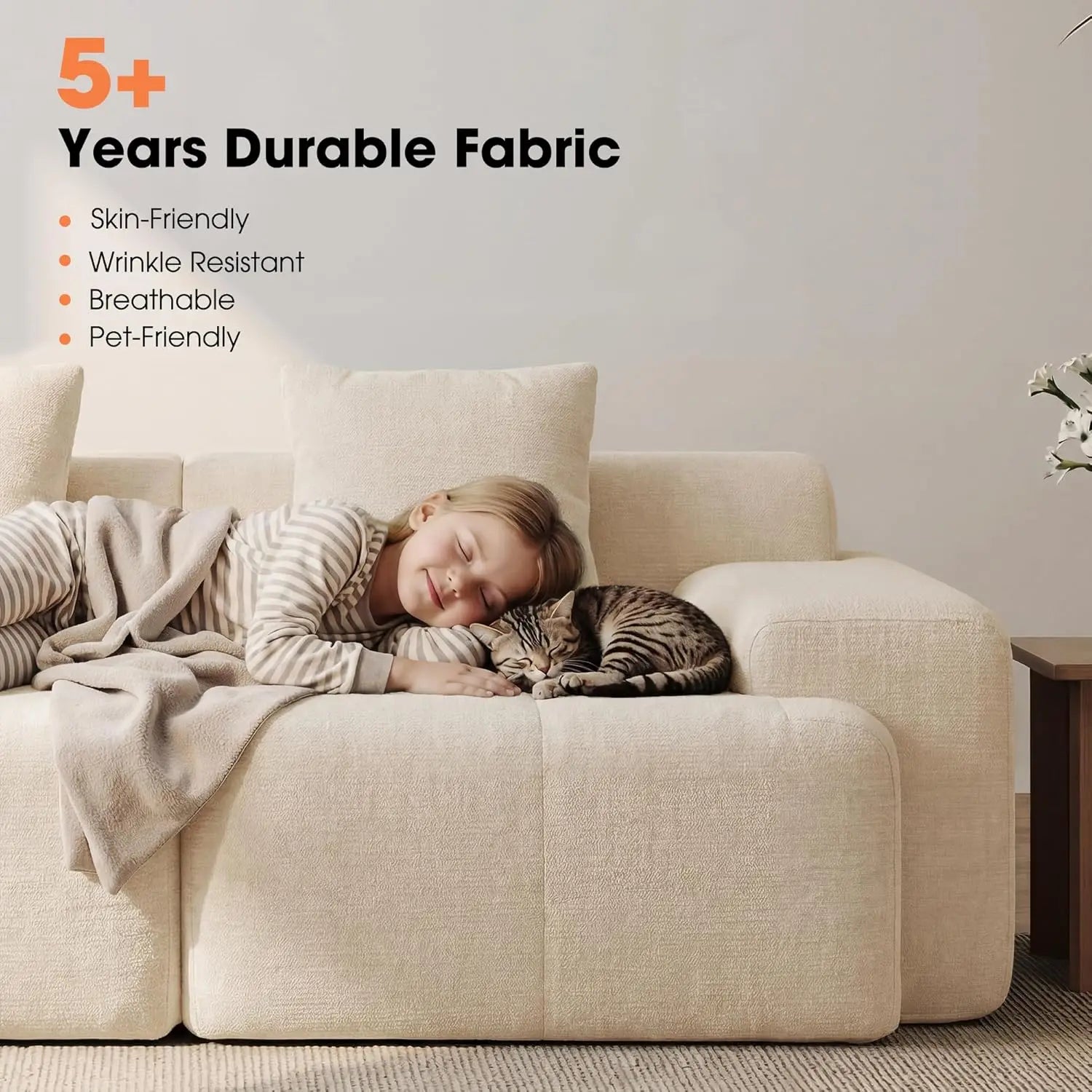 The Veylan Beige Loveseat Sofa
