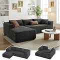 The Vellano Grey L-Shaped Cloud Couch
