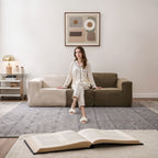boneless sectional couch