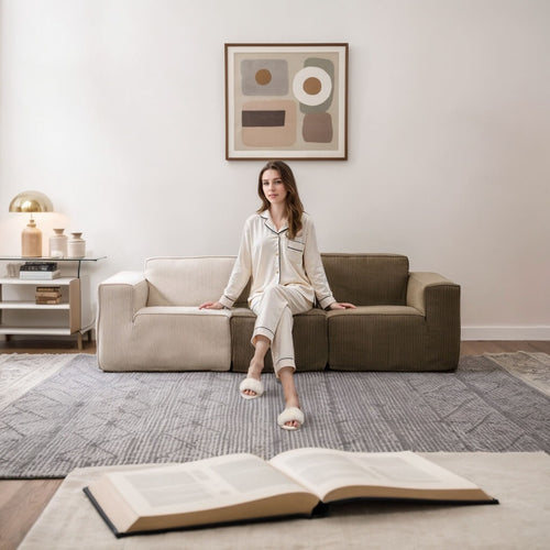 boneless sectional couch
