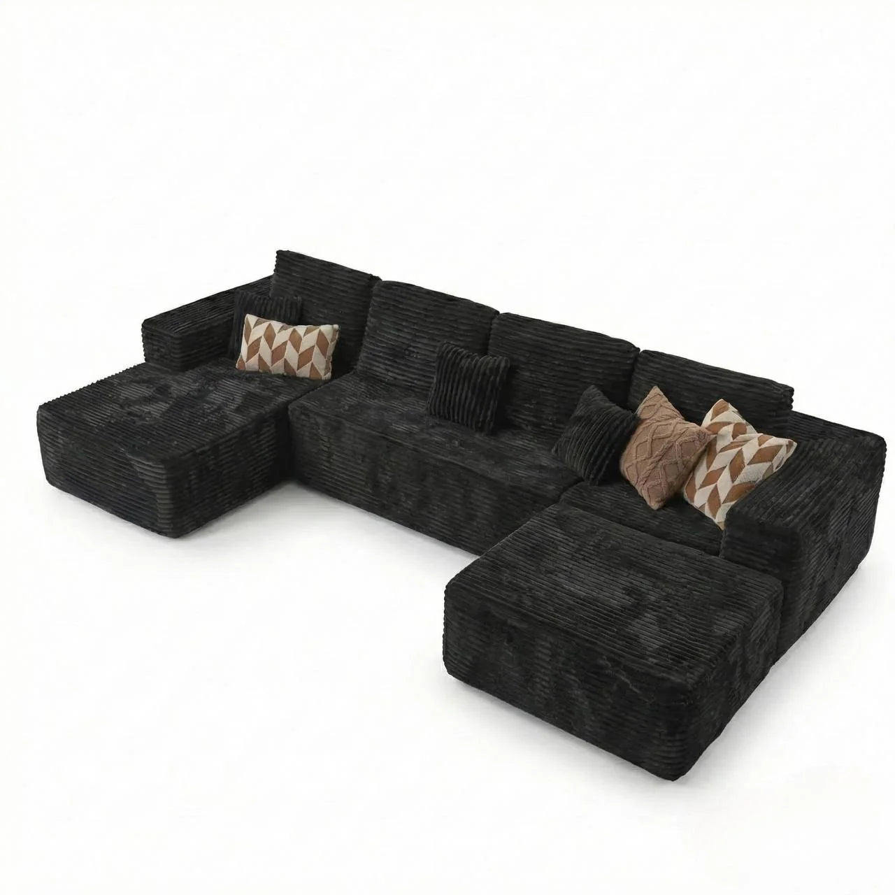 The Summit U-Shaped Sectional Boneless Couch
