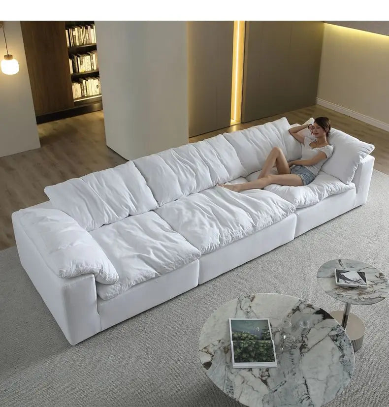 The Novelle U-Shaped Boneless Compression Cloud Couch