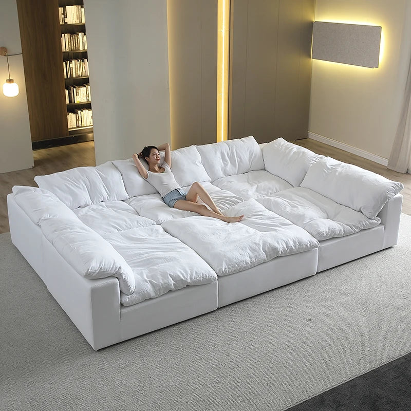 The Novelle U-Shaped Boneless Compression Cloud Couch