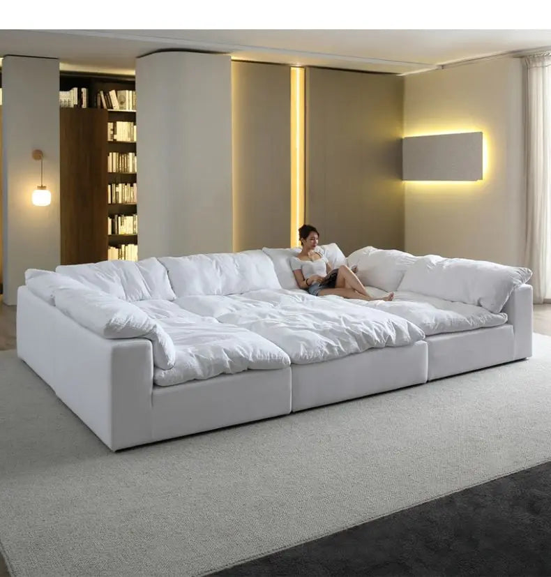 The Novelle U-Shaped Boneless Compression Cloud Couch